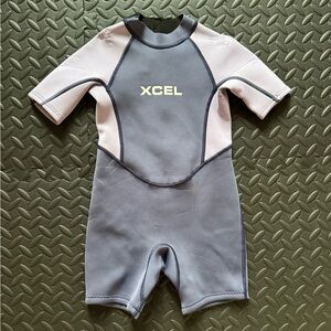 Xcel Toddler Short Sleeve Springsuit 1mm 3 lilac purple Neoprene Wetsuit Kids